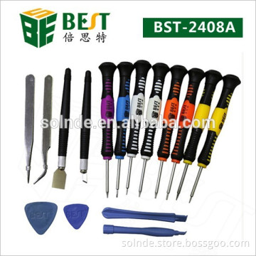 BEST 2408A 16pcs in one set screwdriver set mobile phone repair tool kit